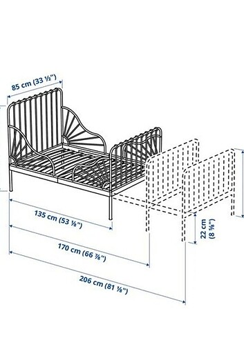 Ikea IKEA UZAYAN YATAK