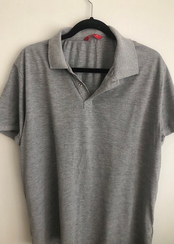 Gri Kısa Kollu Erkek Polo Tişört damat marka