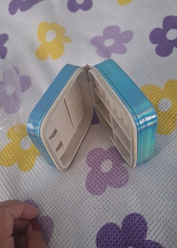  Beden Mavi Organizer Takı Çantası