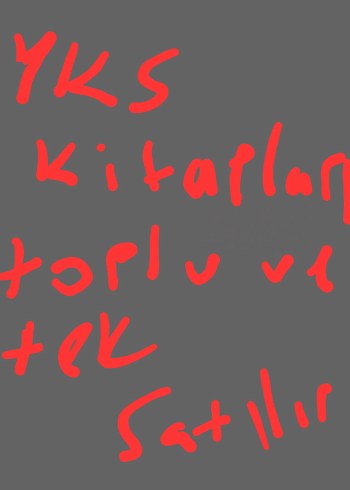YKS Kitapları Toplu ve Tek Satılır