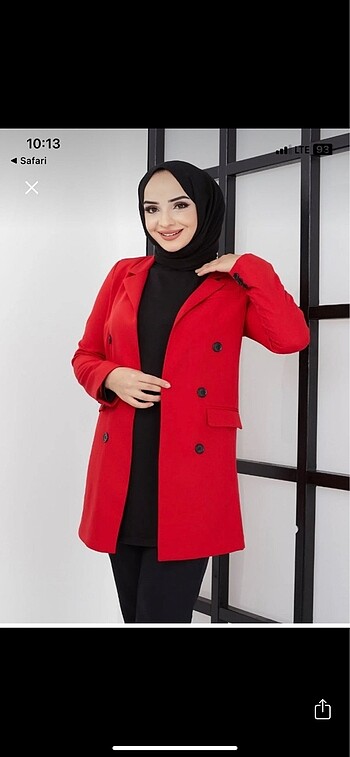 Diğer Kırmızı Blazer Ceket