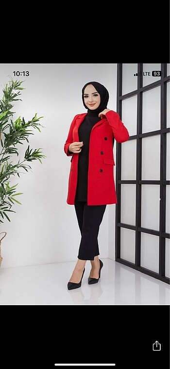 s Beden kırmızı Renk Kırmızı Blazer Ceket