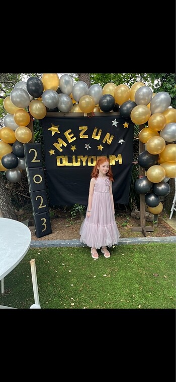 7 Yaş Beden Çocuk abiye