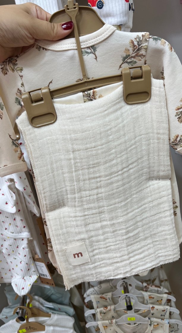 Pamuklu Uzun Kollu Bohem Bebek Zıbını - Görsel 2