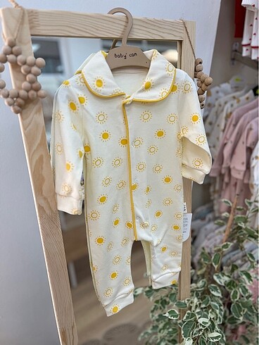 Pijama tulum güneşli 3-6-9 ay