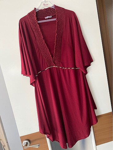 xl Beden bordo Renk Bordo elbise