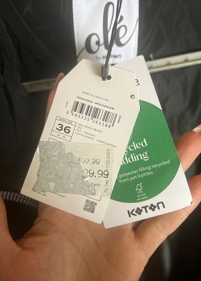 Uzun Şişme Mont - Görsel 3