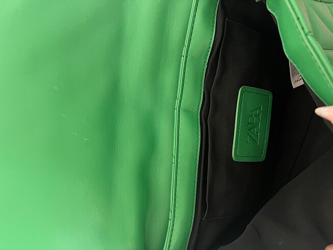 Zara Yeşil Çanta - Görsel 5