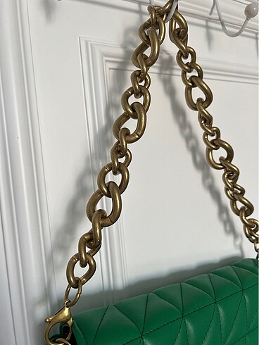 Zara Yeşil Çanta - Görsel 2