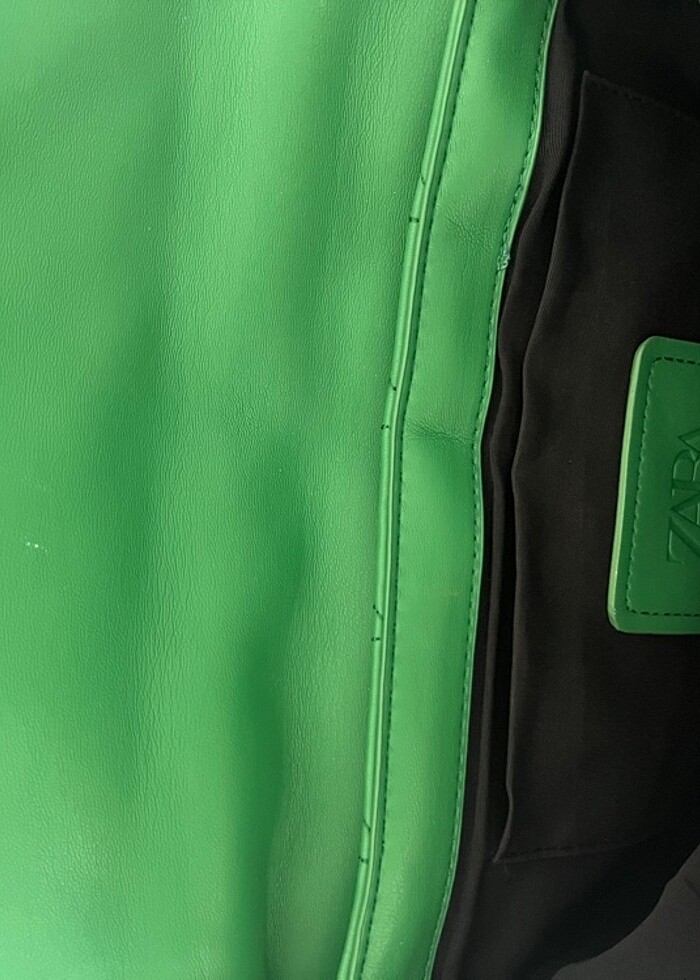 Zara Yeşil Çanta - Görsel 5