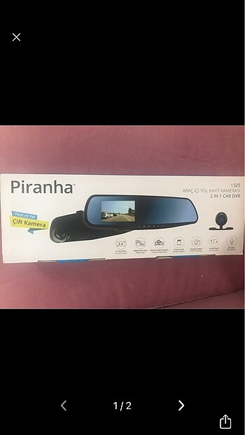 Pirhana araç içi yol kamerası