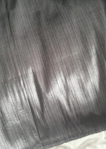 Gri Pliseli Uzun Kadın Etek - Görsel 4