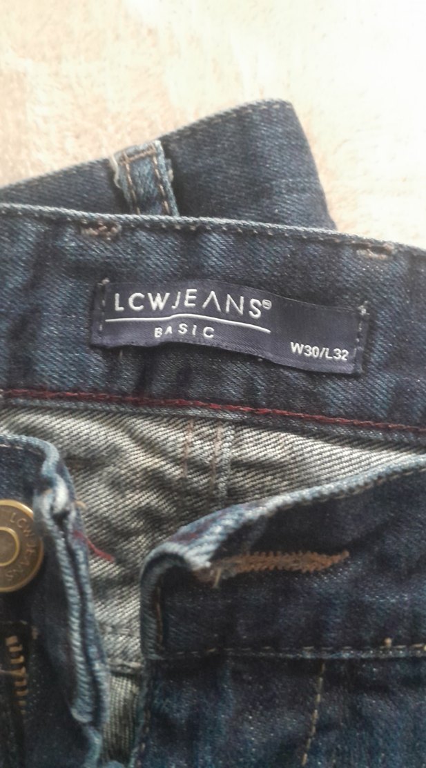 Kemerli Koyu Mavi Kadın Kot Pantolon - Görsel 5