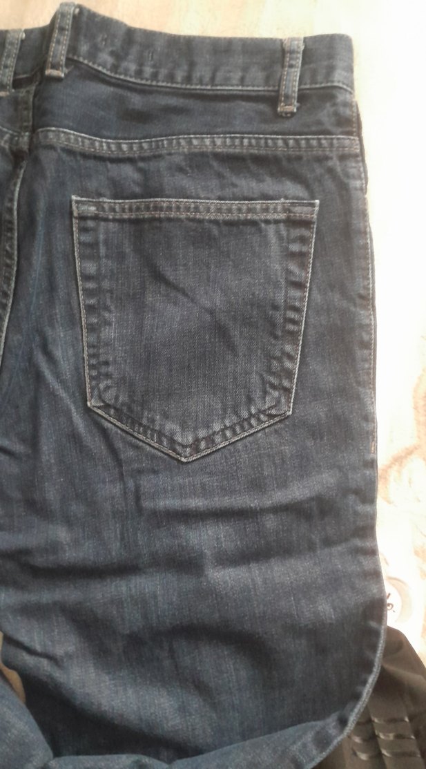 Kemerli Koyu Mavi Kadın Kot Pantolon - Görsel 3