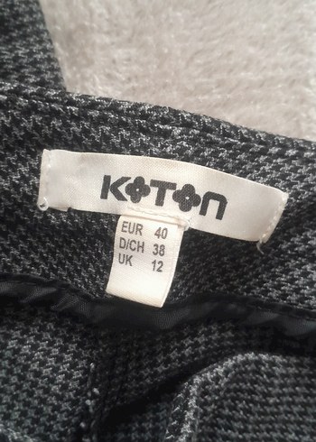 Gri Kadın Pilili Kumaş Pantolon - Görsel 3