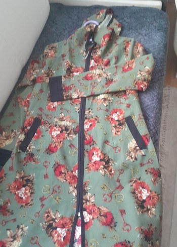 Bohem Çiçekli Uzun kapsonlu günlük ferace - Görsel 3