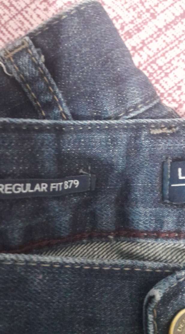 Kemer Detaylı erkek Lacivert Kot Pantolon - Görsel 3