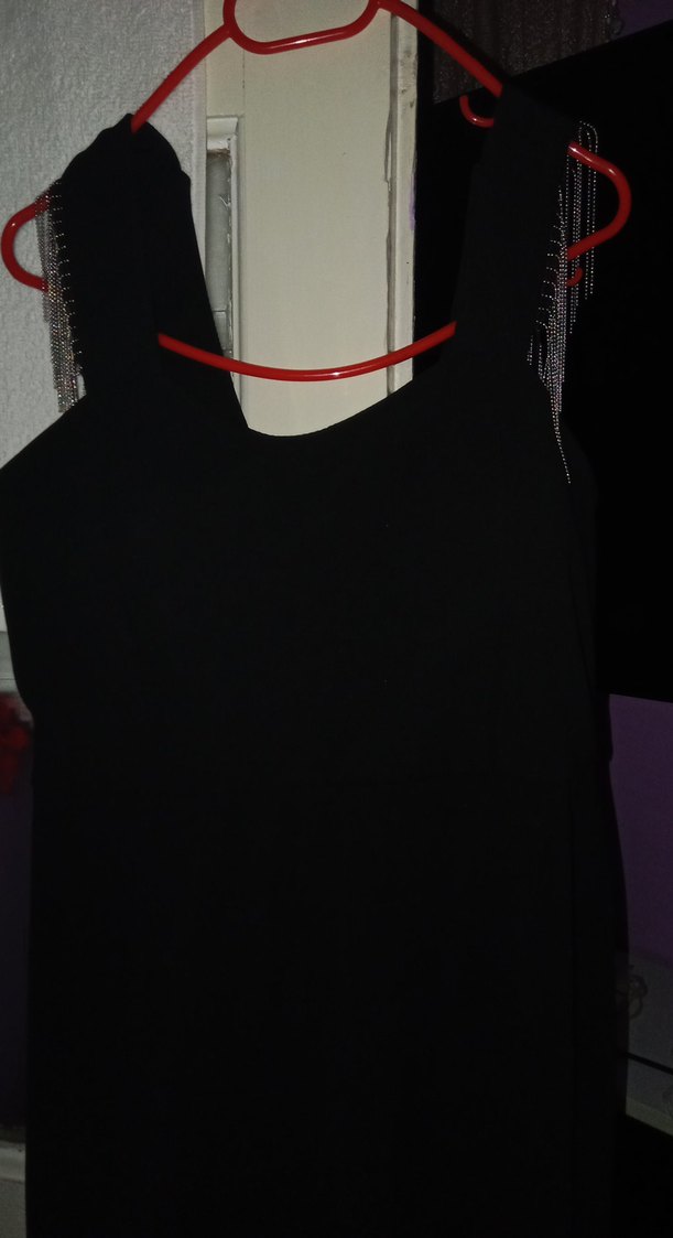 Kırmızı Zincir Detaylı Kadın Vücut Zinciri - Görsel 4