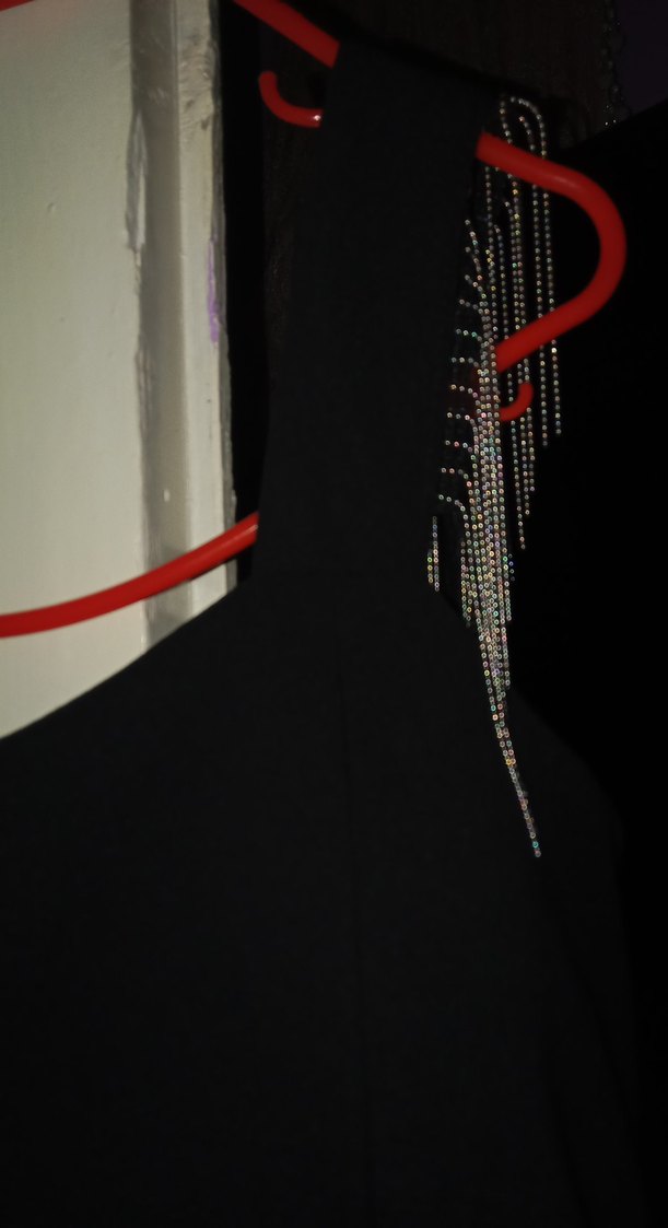 Kırmızı Zincir Detaylı Kadın Vücut Zinciri - Görsel 5