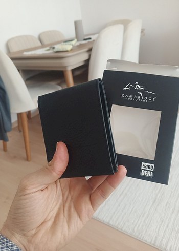 Siyah Erkek Deri Cüzdan Cambridge - Görsel 5