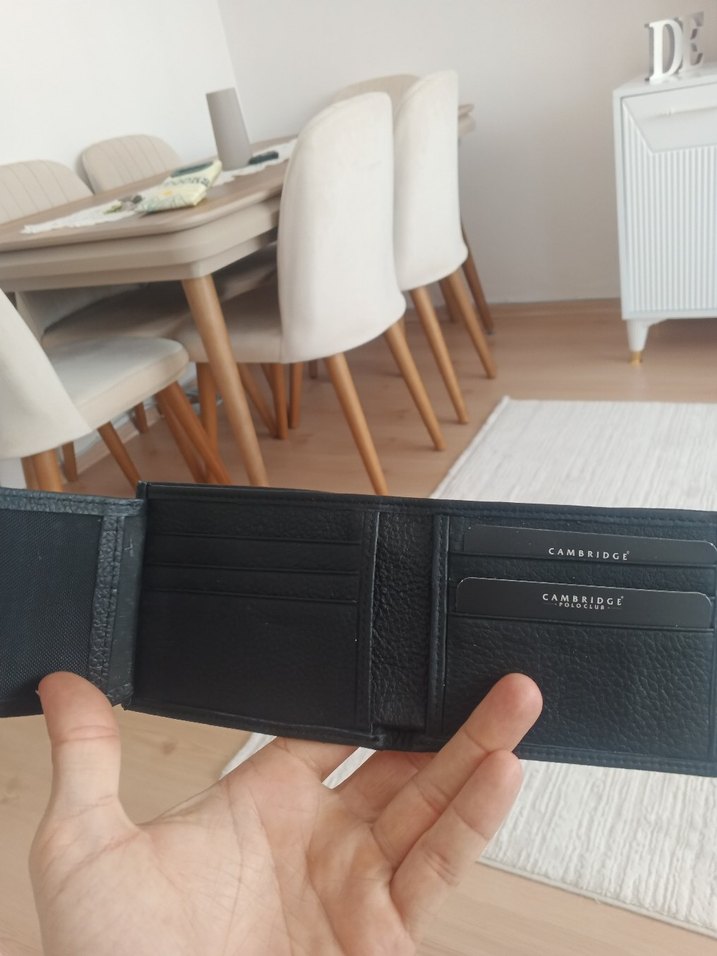 Siyah Erkek Deri Cüzdan Cambridge - Görsel 4