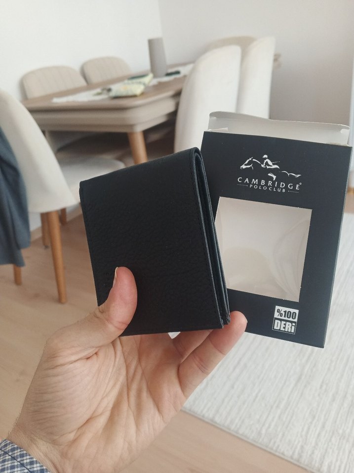 Siyah Erkek Deri Cüzdan Cambridge - Görsel 5