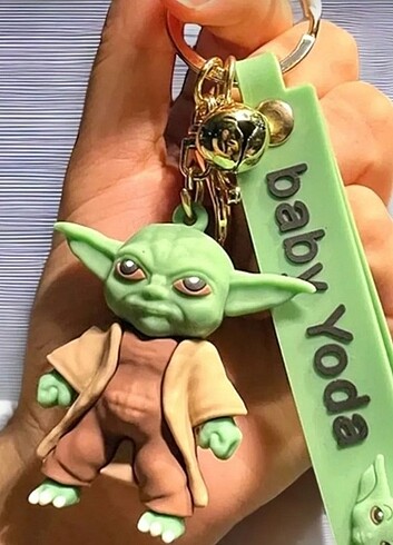 Diğer Baby Yoda Star Wars Anahtarlık Lux