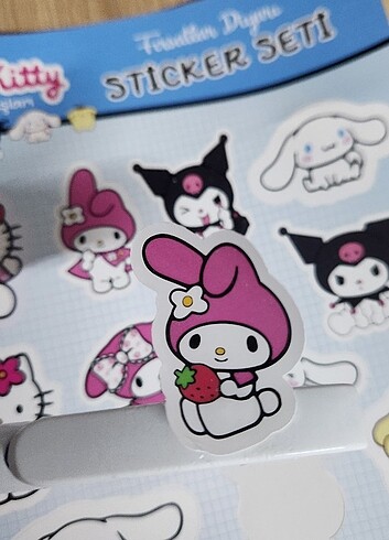 Beden Hello Kitty ve Arkadaşları Sticker Etiket Seti