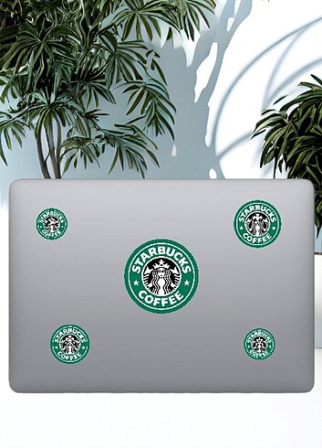  Beden Renk Starbucks Sticker Etiket Seti
