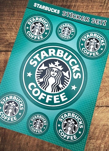 Starbucks Sticker Etiket Seti