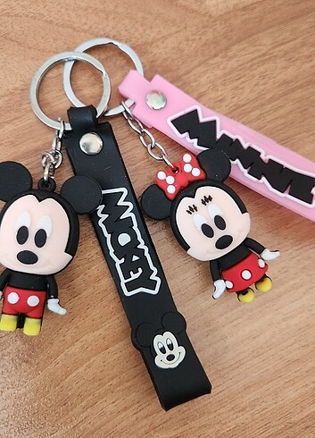 Walt Disney World Mickey Mause ve Minnie Mause Anahtarlık