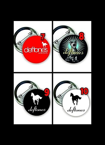 Diğer Deftones Buton Rozet