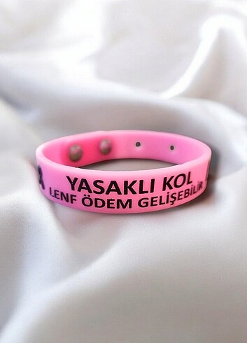 Meme Kanseri Yasaklı Kol Bilekliği Lenf Ödem Bilekliği