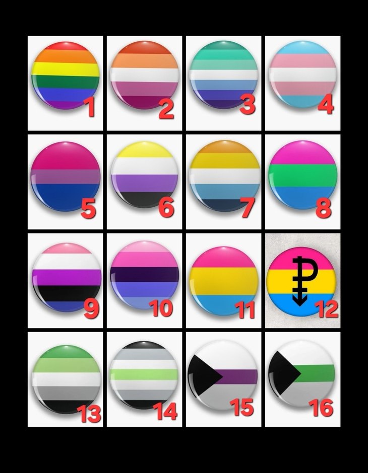 Lgbt Pride Flag Gökkuşağı Buton Rozetler - Görsel 2