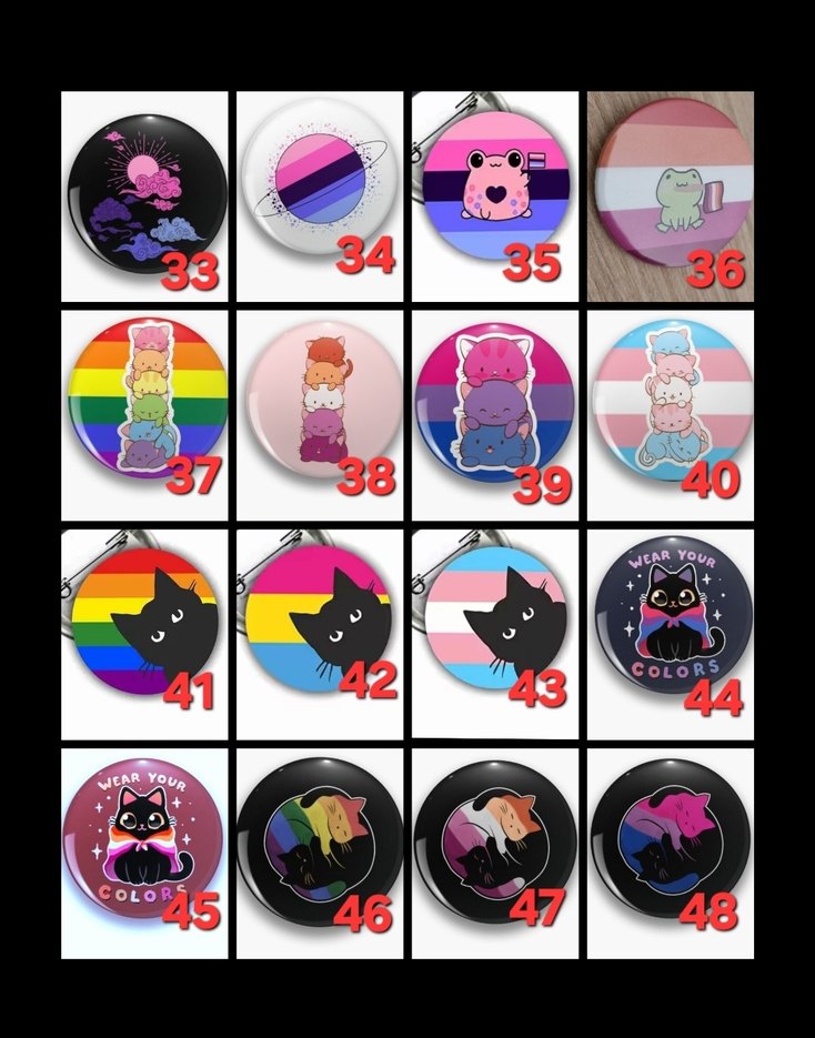 Lgbt Pride Flag Gökkuşağı Buton Rozetler - Görsel 4