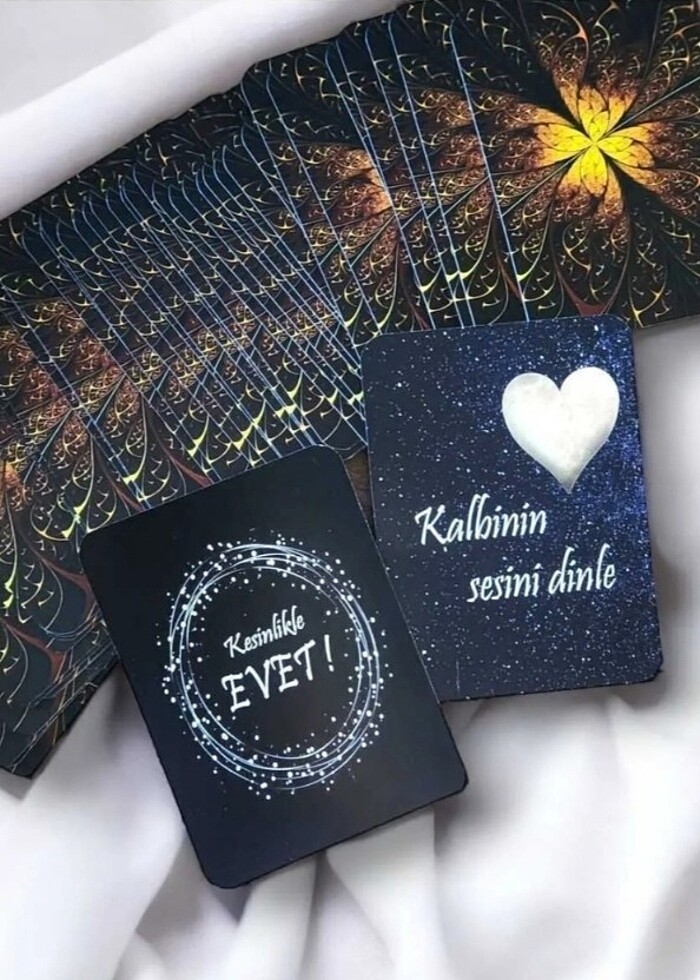 Evet - Hayır Soru Cevap Tarot Destesi Kartları / Yes-no Tarot - Görsel 2
