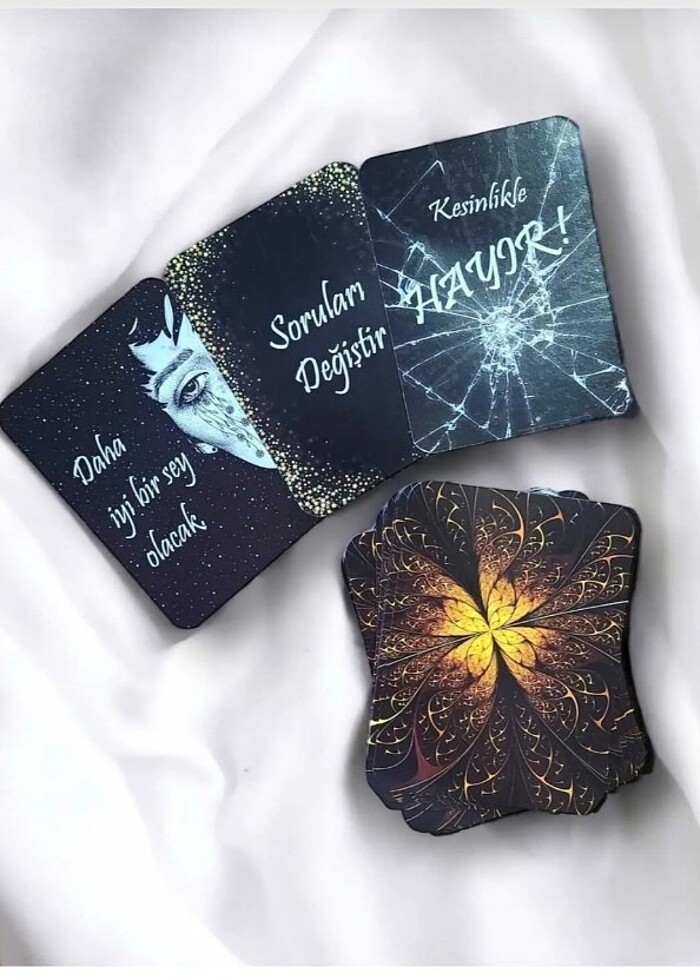 Evet - Hayır Soru Cevap Tarot Destesi Kartları / Yes-no Tarot - Görsel 3