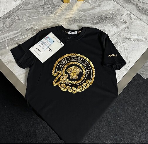 Versace nakış işleme Tshirt