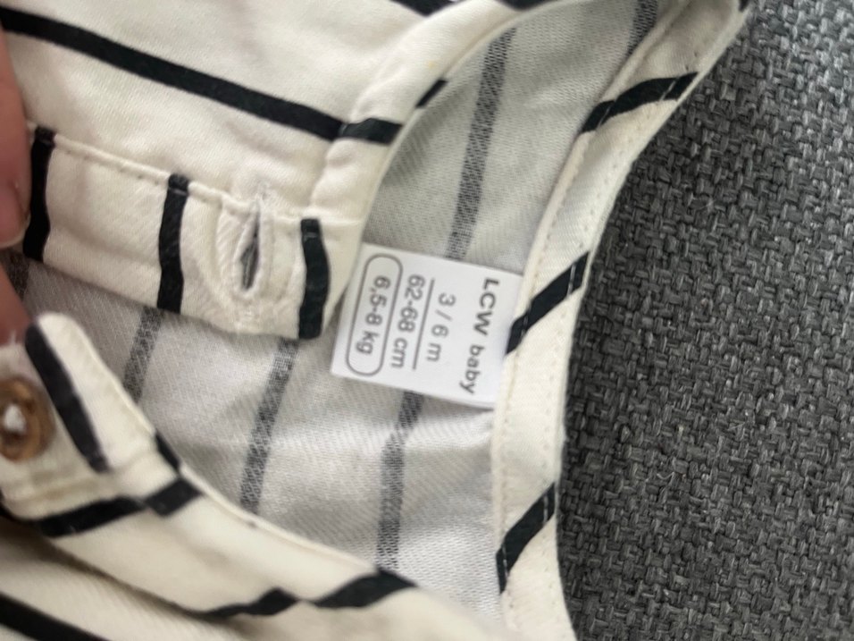 Kız Çocuk Çizgili Pilili Uzun Kollu Elbise - Görsel 2