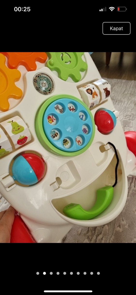 Renkli Bebek Yürüteci pilsan - Görsel 2