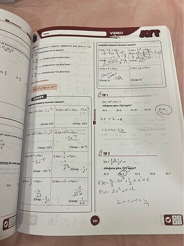  Beden Benim Hocam Ayt Matematik Video Defteri