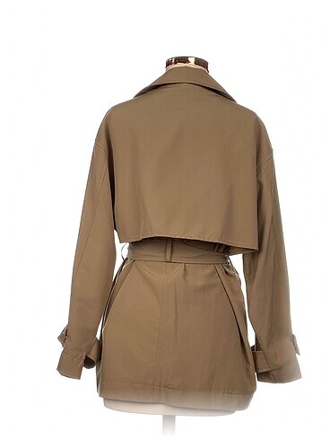 40 Beden Quzu Trenchcoat %70 İndirimli.