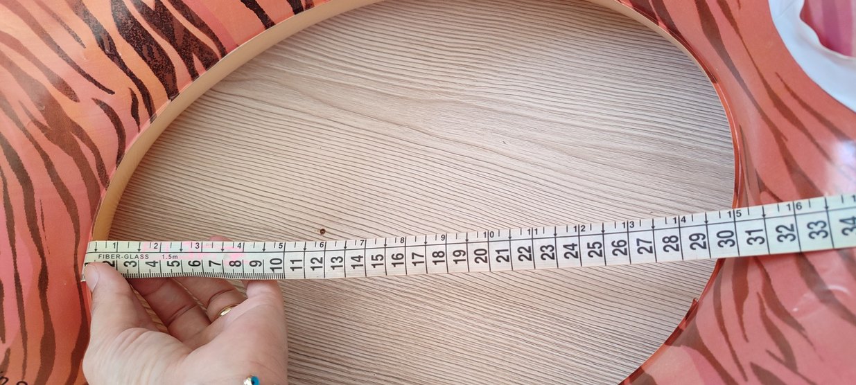 Renkli Pembe Dinozor Şişme simit - Görsel 3