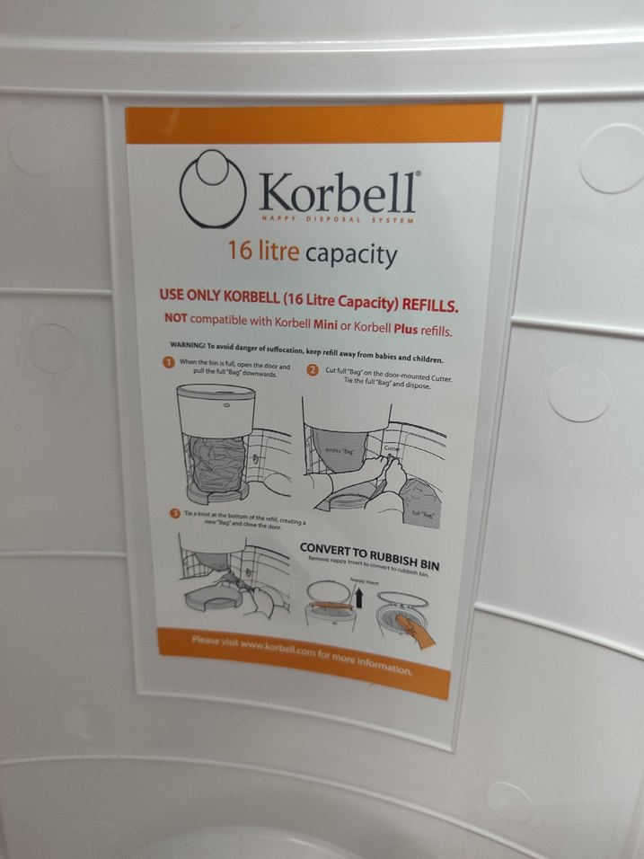 korbell çöp kovası bebek - Görsel 4