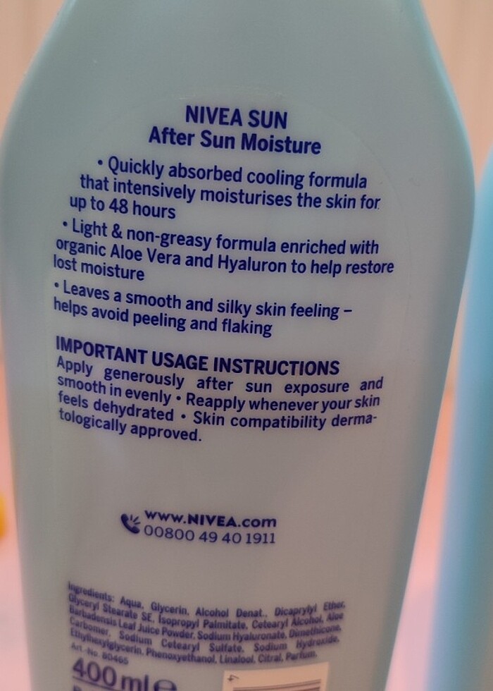 Nivea after sun güneş sonrası kremi - Görsel 4