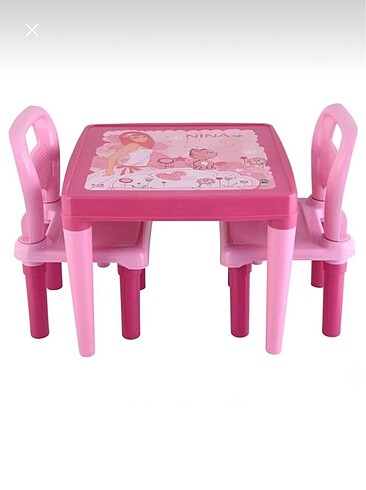 Pilsan çocuk masası pembe