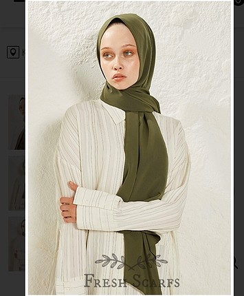 Fresh scarfs marka krinkıl Medine İpek?i şal