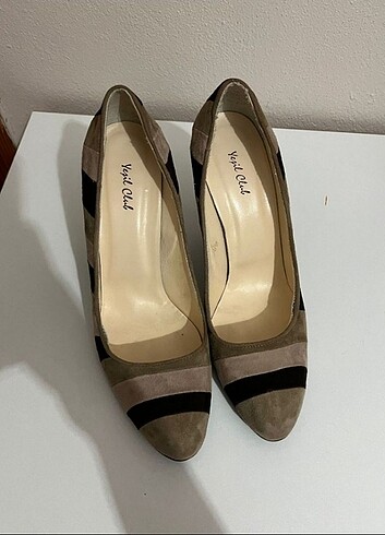 40 Beden kahverengi Renk Kadın topuklu ayakkabı 