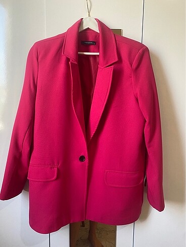 Pembe blazer ceket