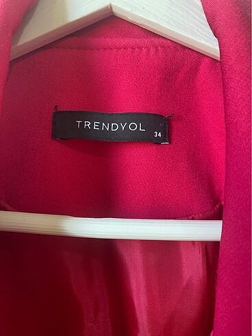 34 Beden Pembe blazer ceket
